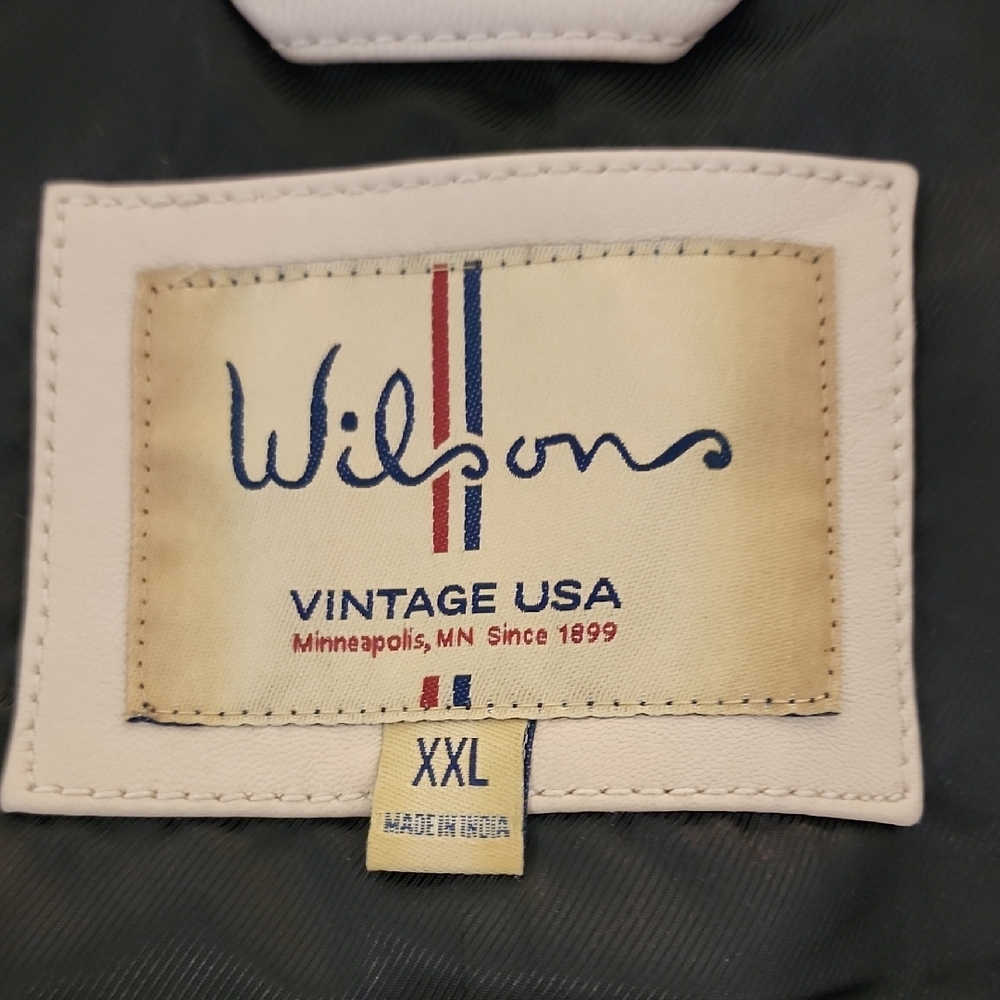 NWT XXL Wilsons Leather Jacket Moto Style - Picture 2 of 10